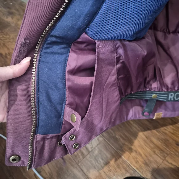 Women's Purple Roxy Meade Snow Jacket S - Picture 7 of 9